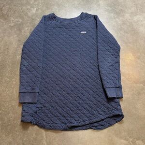 Womens Patagonia Quilted Sweatshirt Tunic Sz Medium